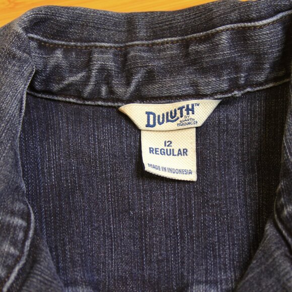 Women's Double Flex Work Denim Coveralls 12 Regular - Picture 5 of 7